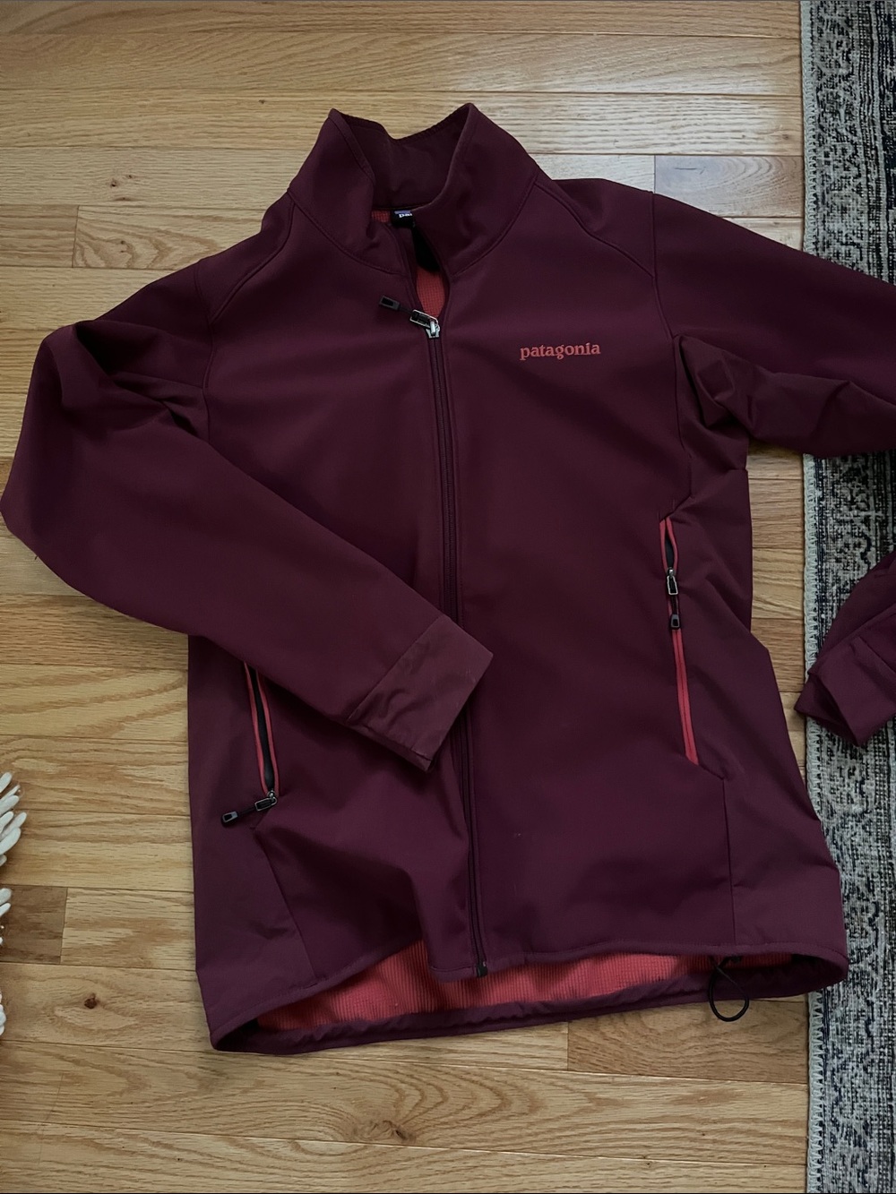 Patagonia Women's Burgundy Utility Softshell Jacket